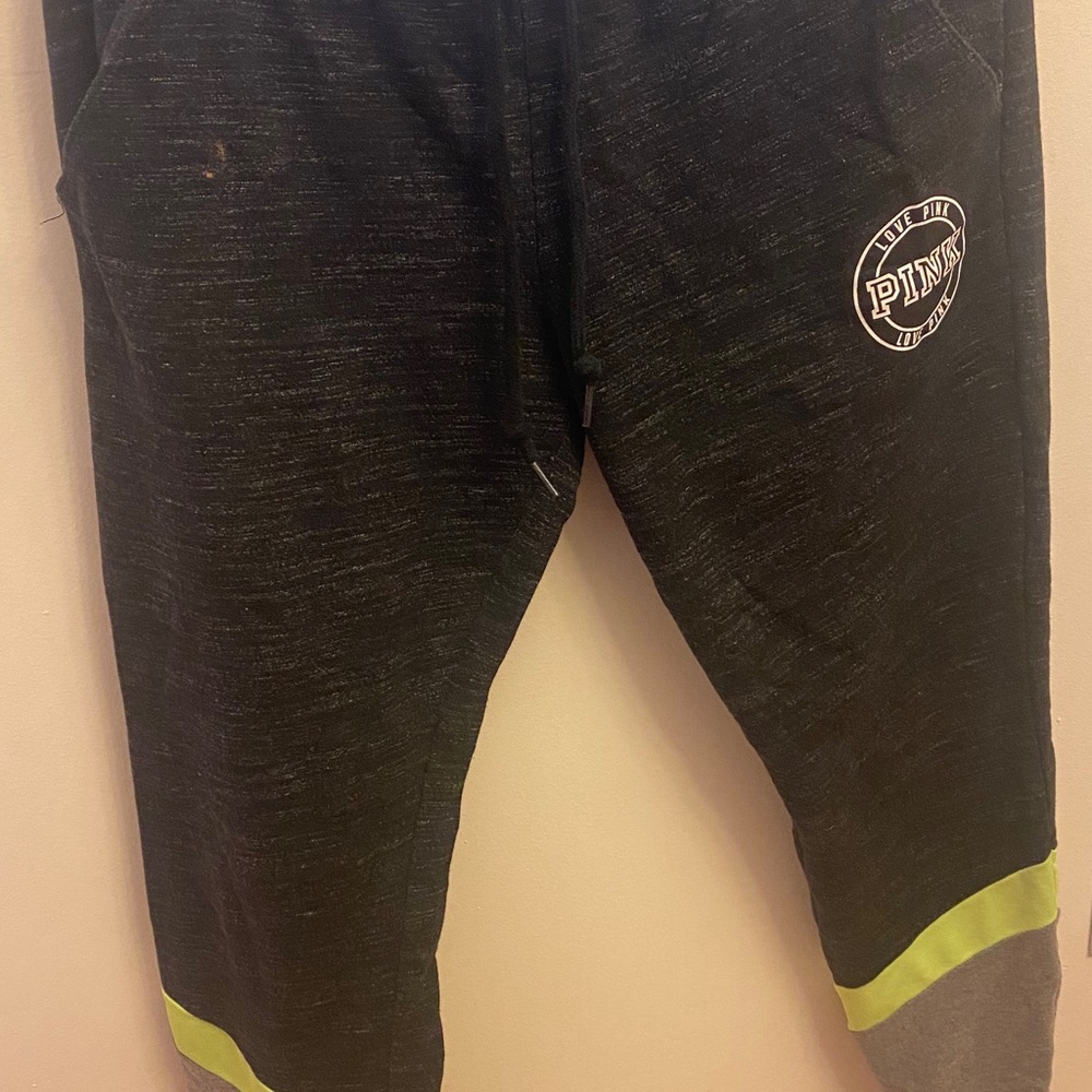 Pink, Size Large, Color Block Sweatsuit - image 3